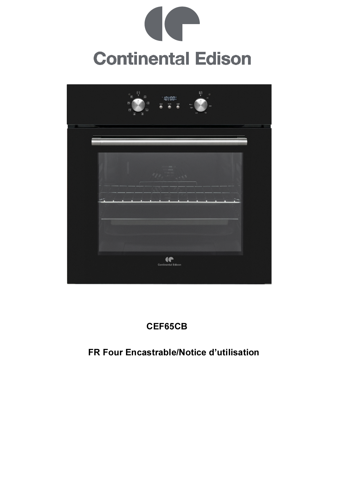 Continental edison CEF65CB User Manual