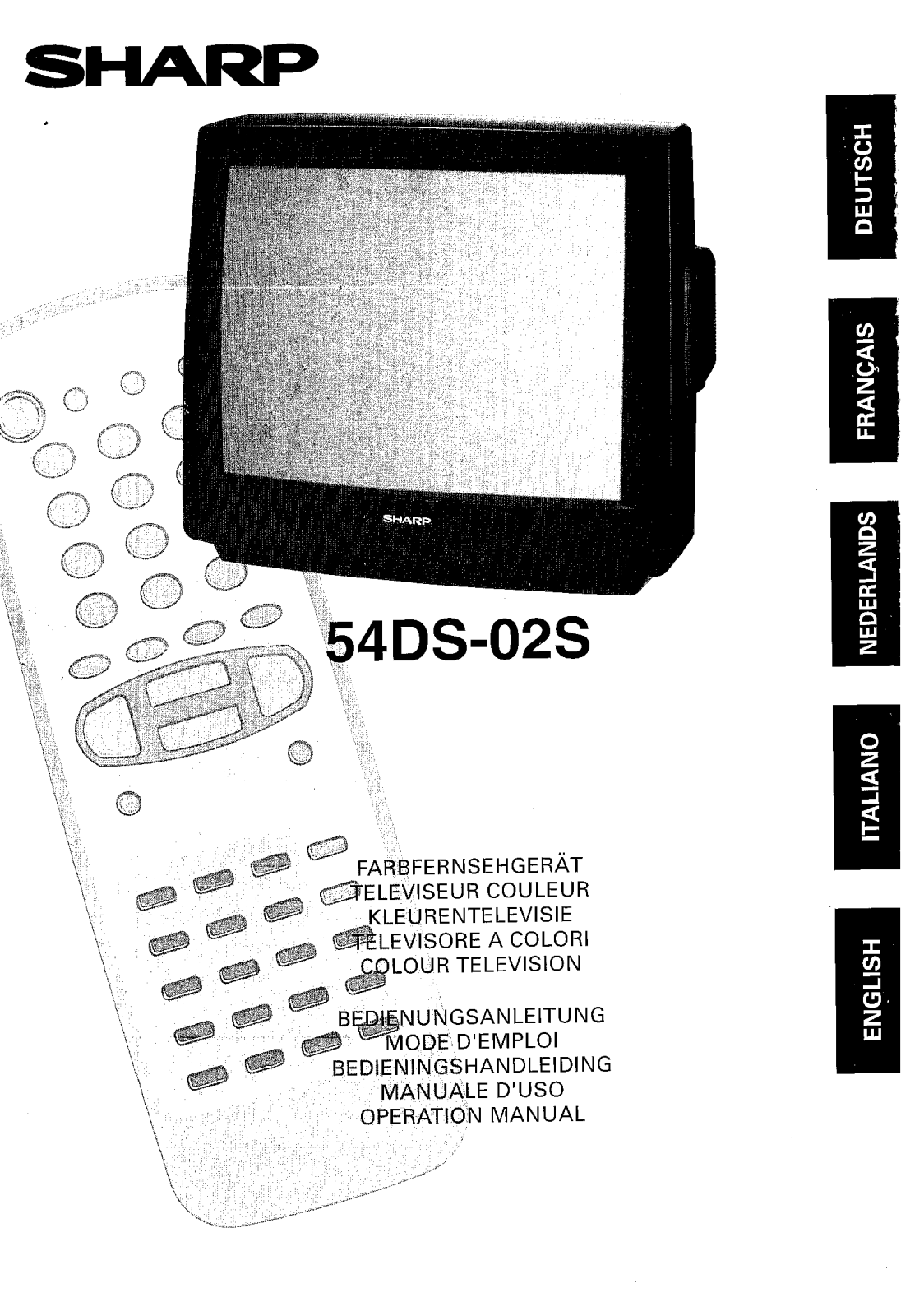 Sharp 54DS-02S User Manual