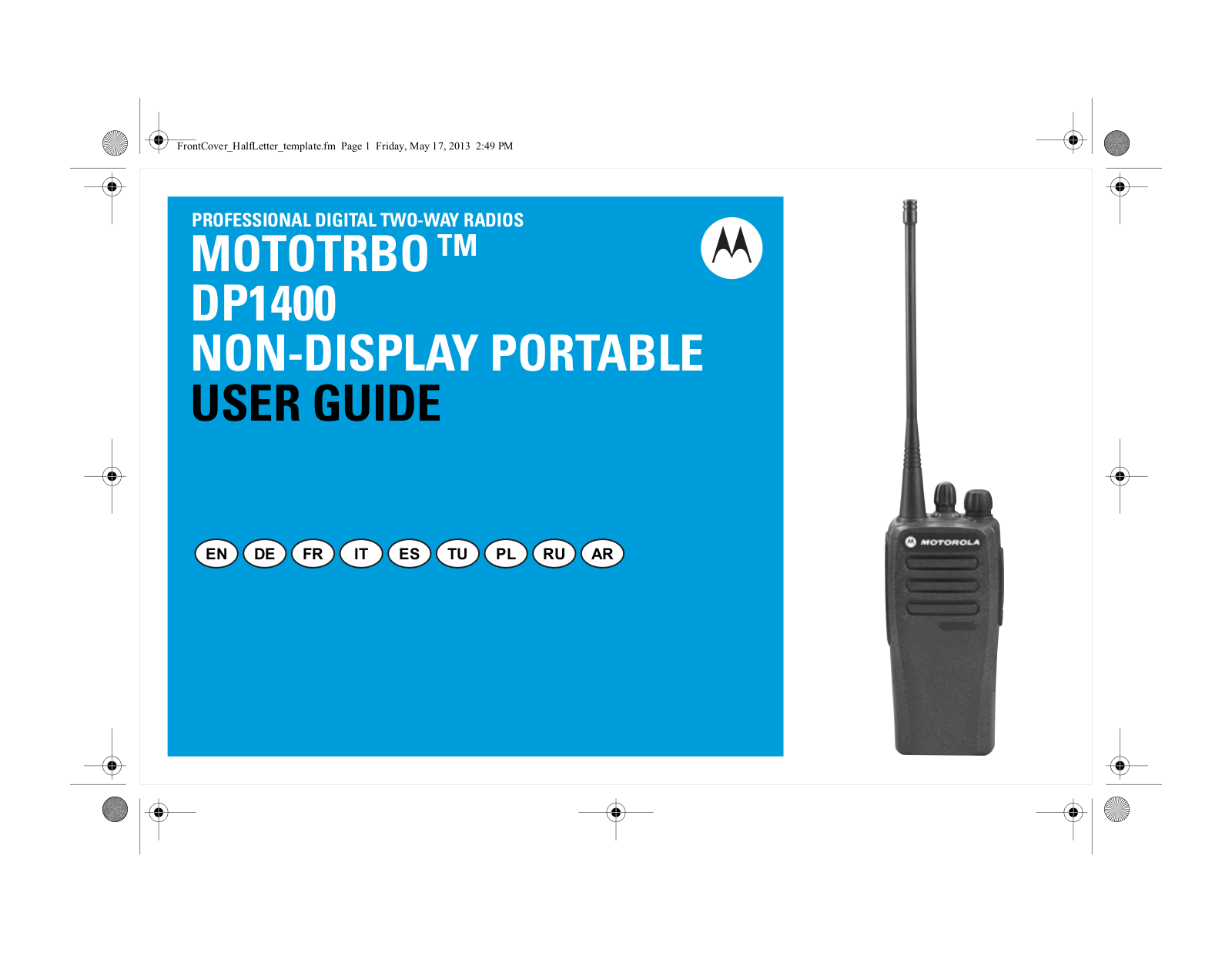 Motorola DP 1400 User Manual