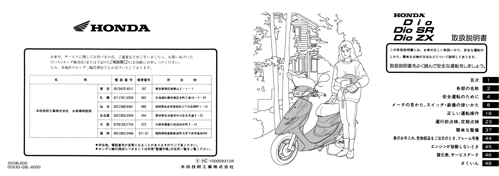 Honda DIO (1994) User guide - ManualMachine.com