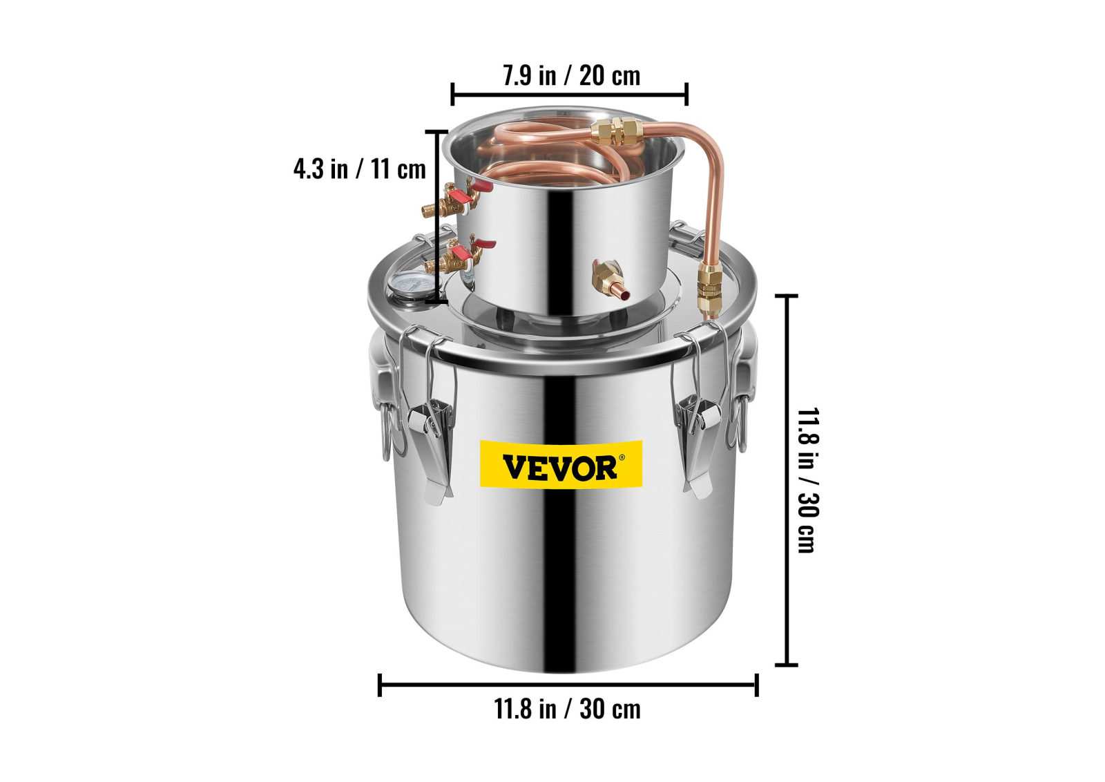 VEVOR FXNU1259 Dimensions - ManualMachine.com