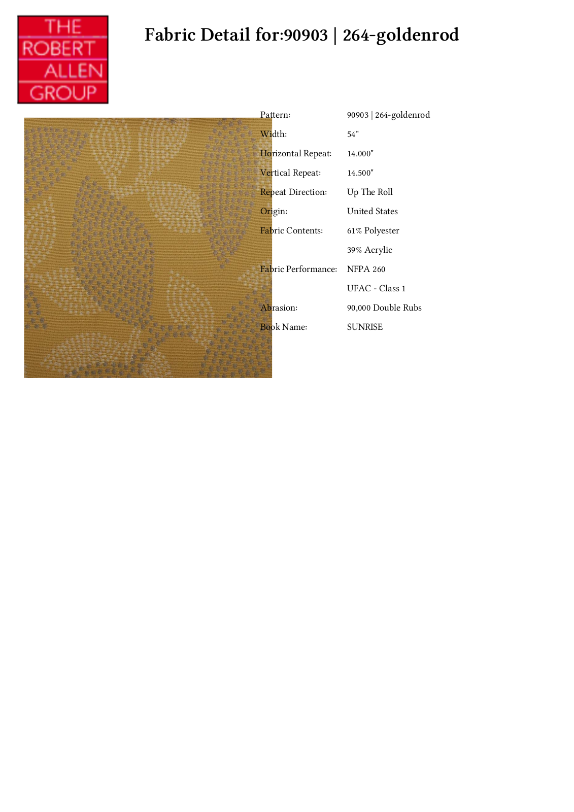 Duralee CRAL4588 Specifications - ManualMachine.com