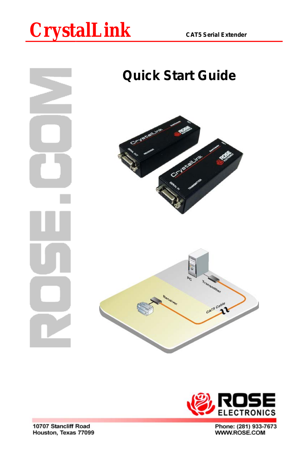 Rose CrystalLink Serial User Manual - ManualMachine.com