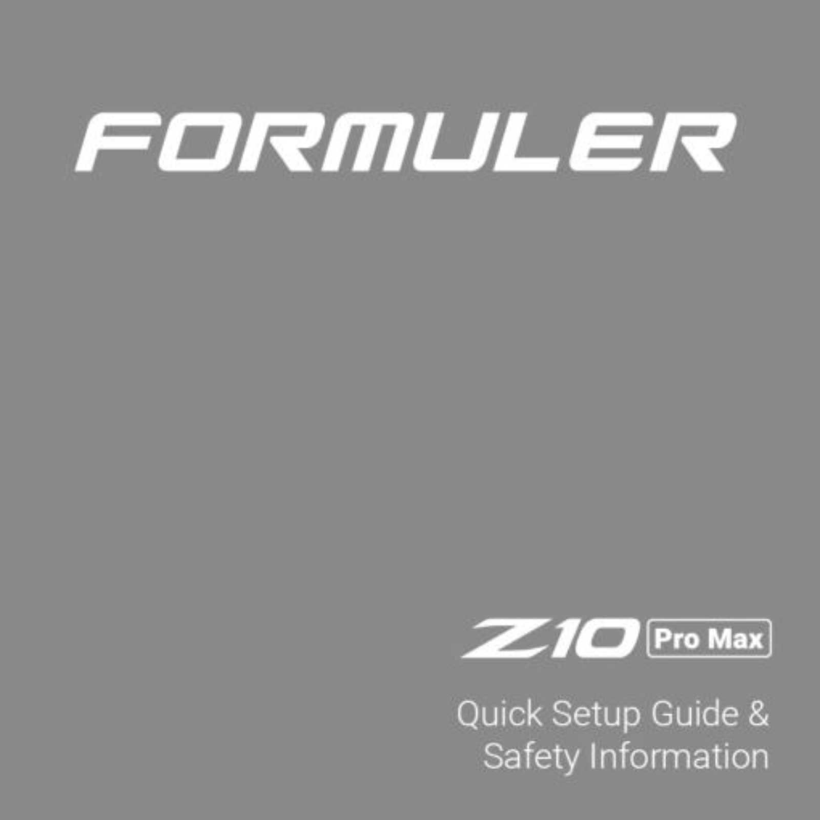 Formuler Z10 Pro Max User guide - ManualMachine.com
