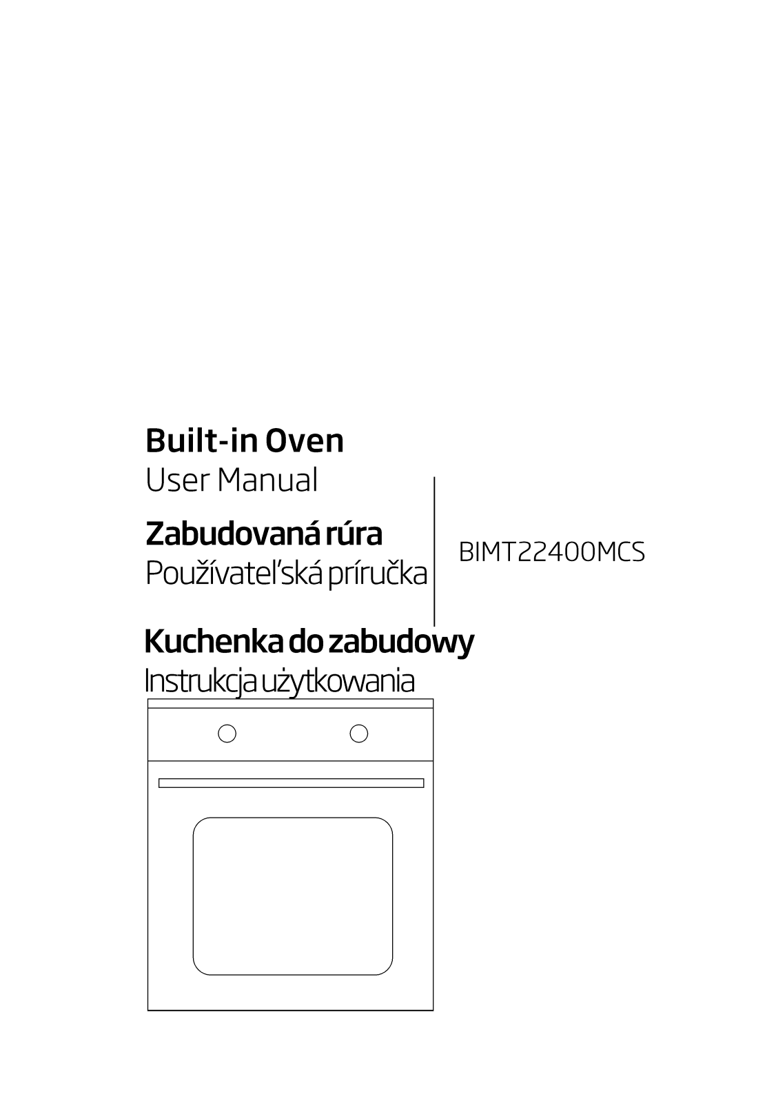 Beko BIMT22400MCS Operating Instructions