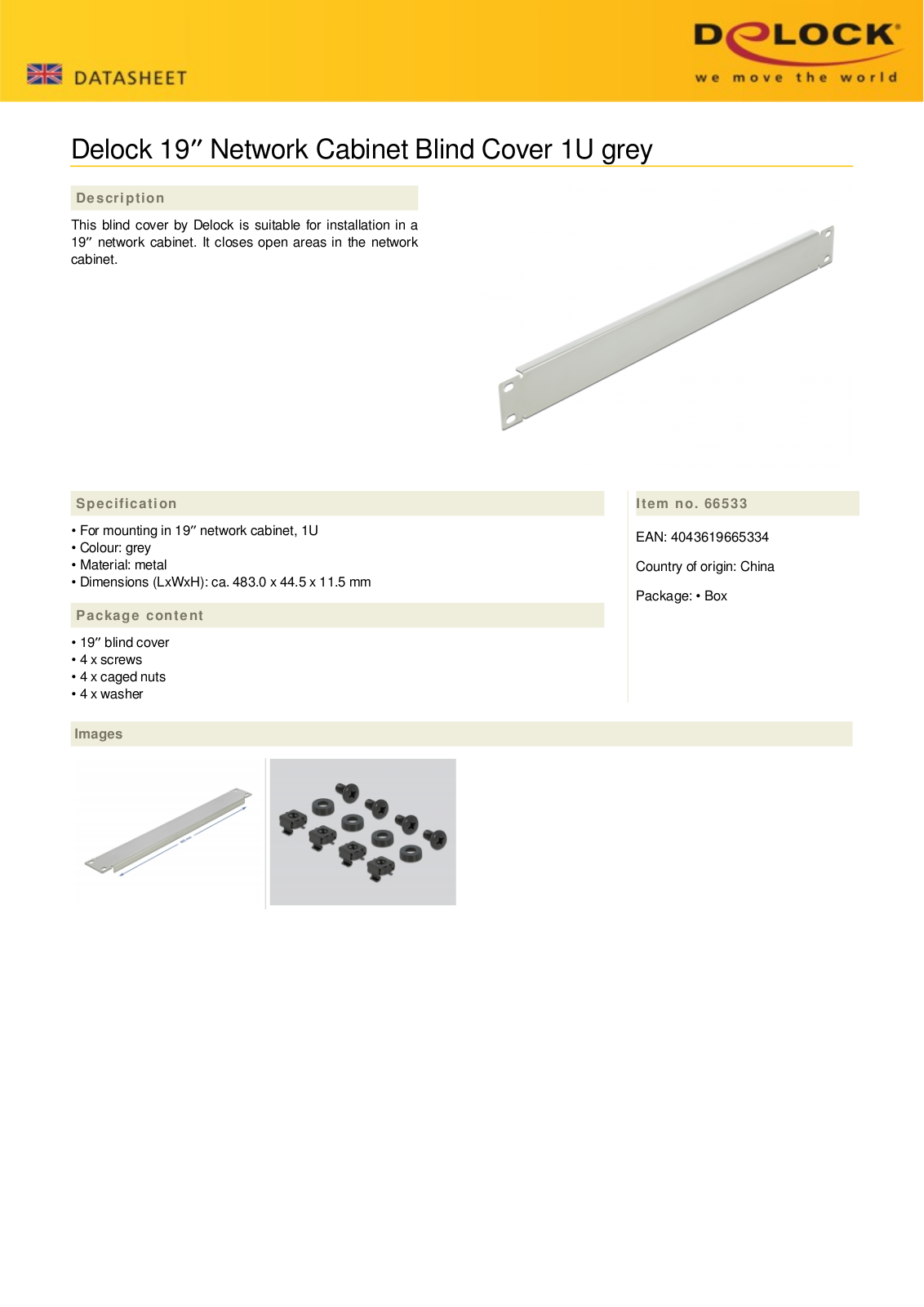 DELOCK 66533 Datasheet - ManualMachine.com