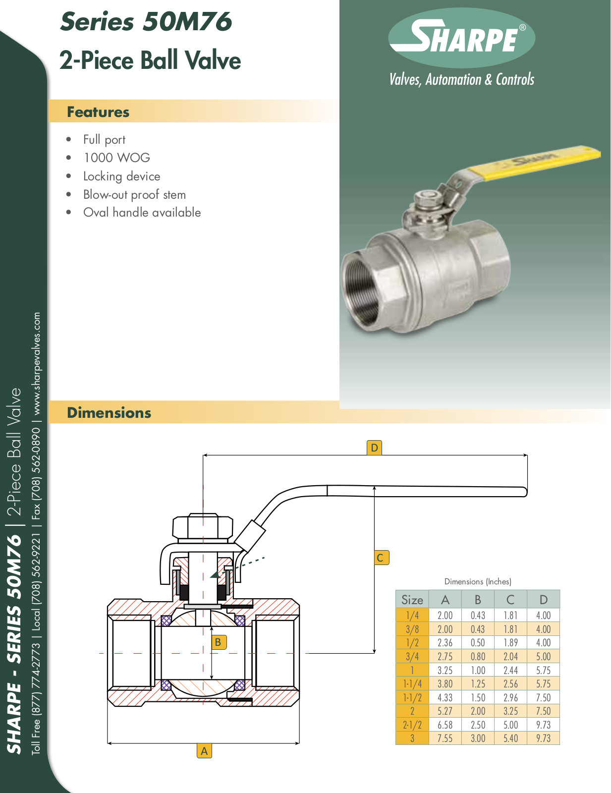 Control Products 50M76 User Manual