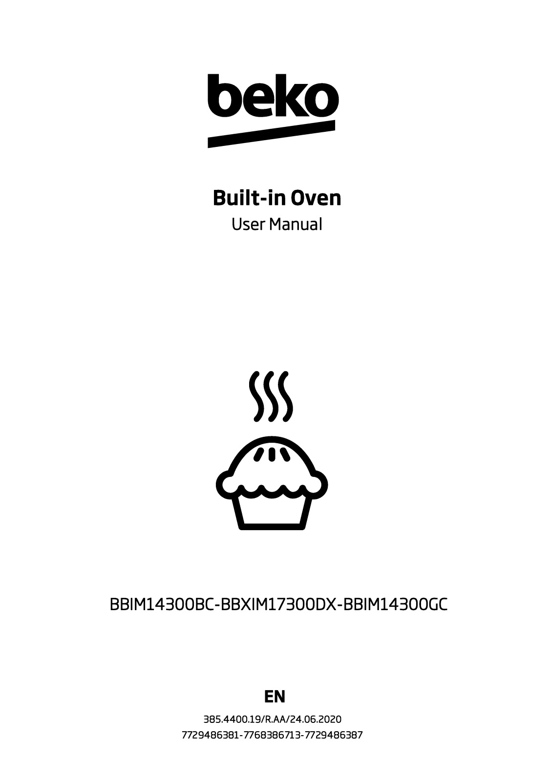 Beko BBIM14300BC Instruction manual