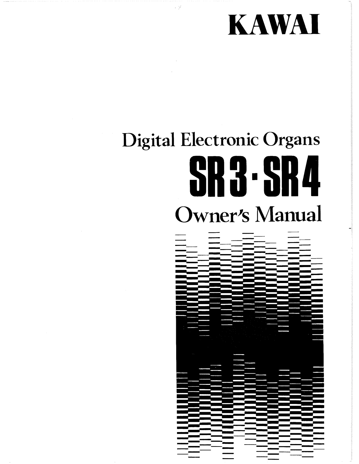 KAWAI SR3, SR4 User Guide