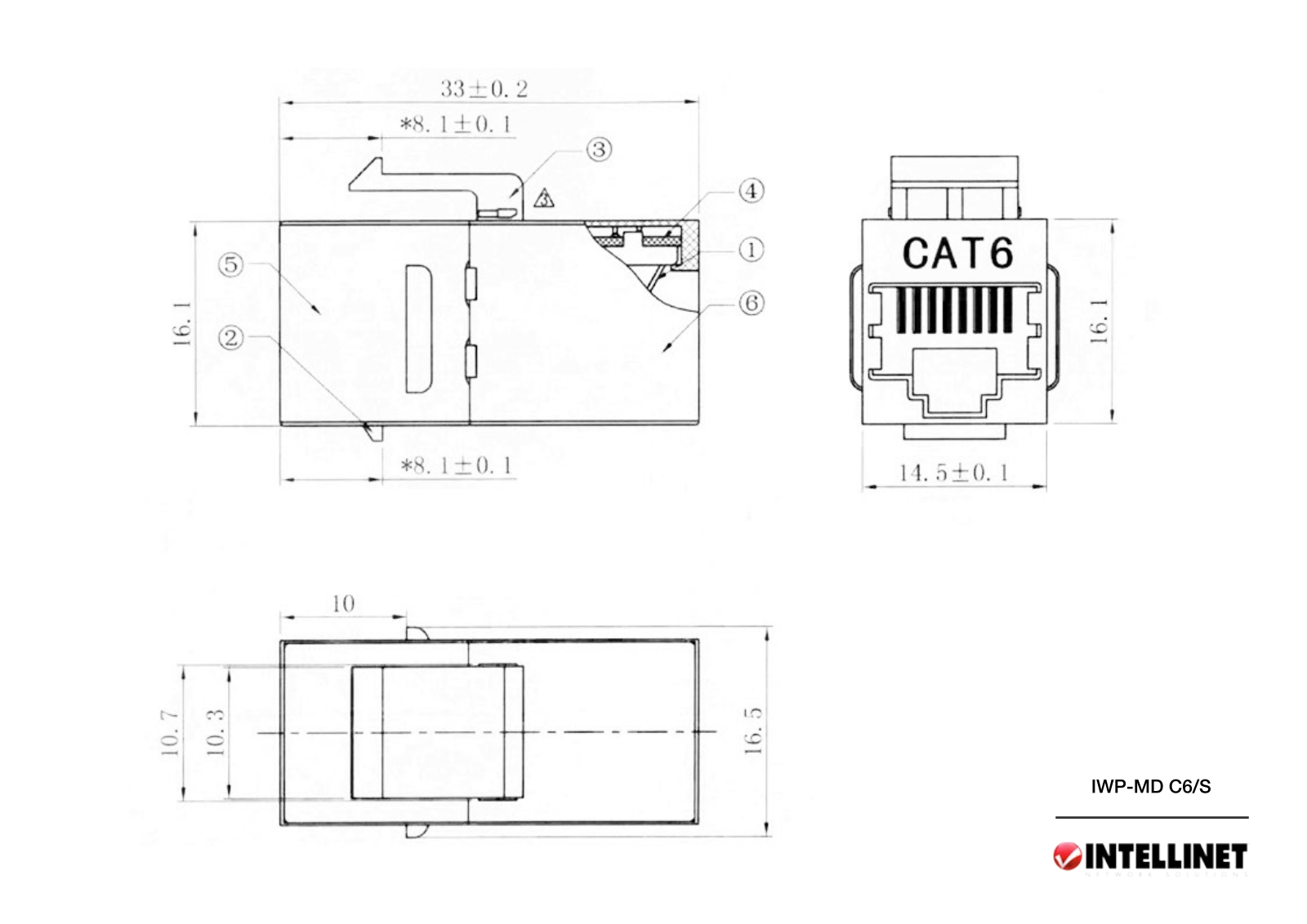 Intellinet IWP-MDC6/S Drawing - ManualMachine.com