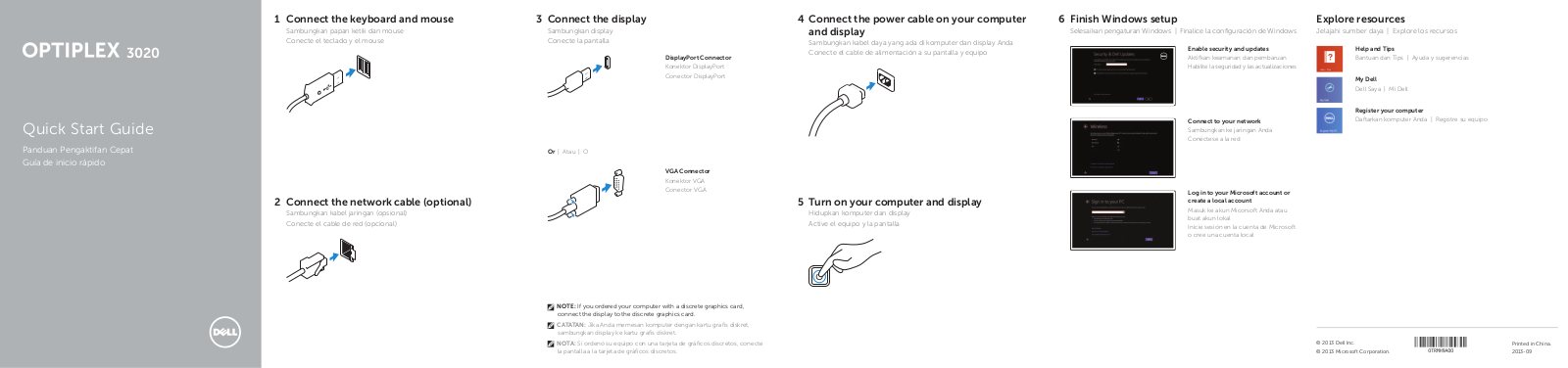 Dell OptiPlex 3020 User Manual