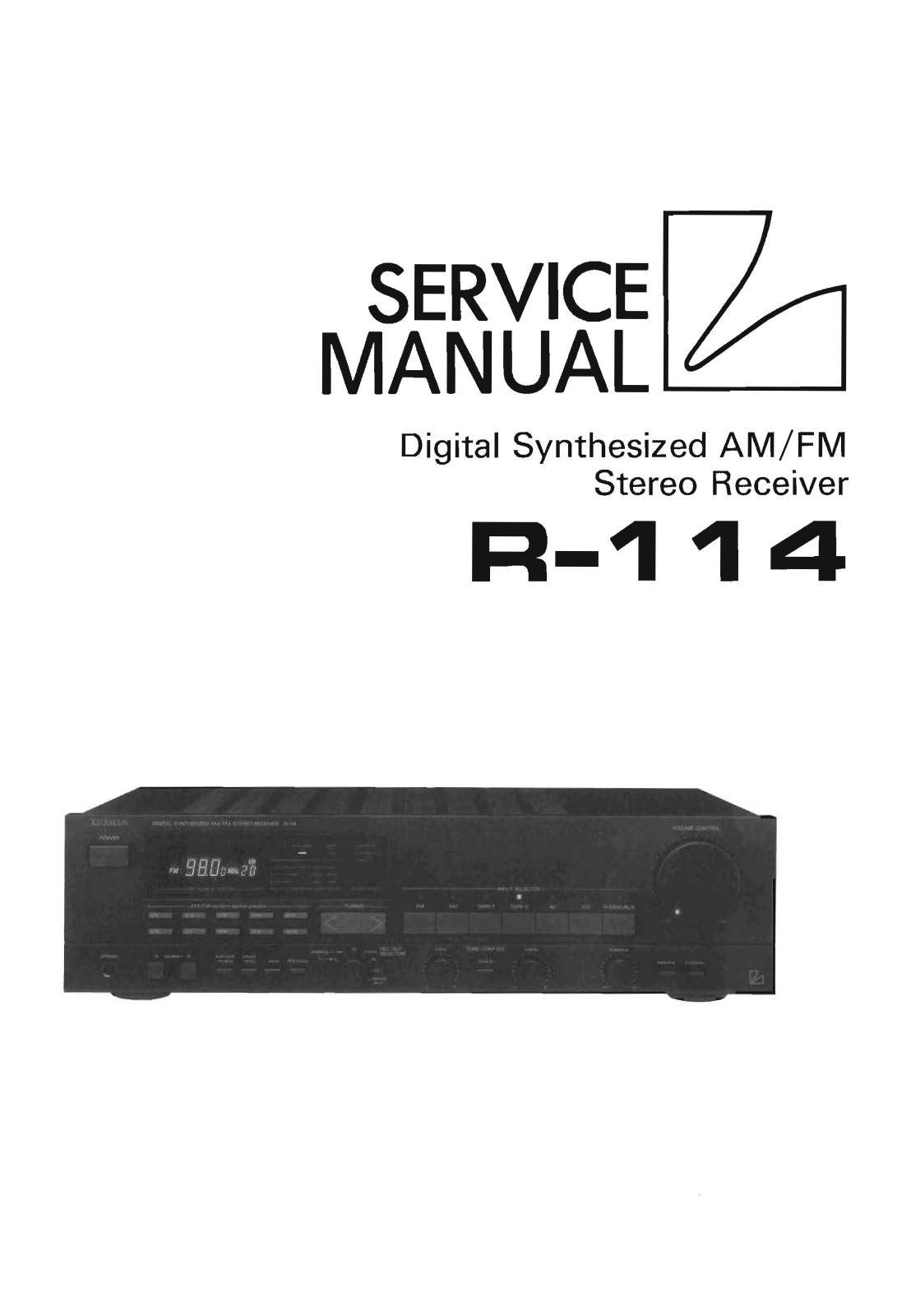 Luxman R-114 Service Manual