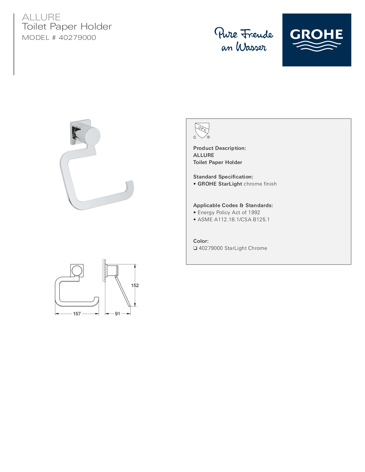 GROHE GRH3352 Specifications - ManualMachine.com
