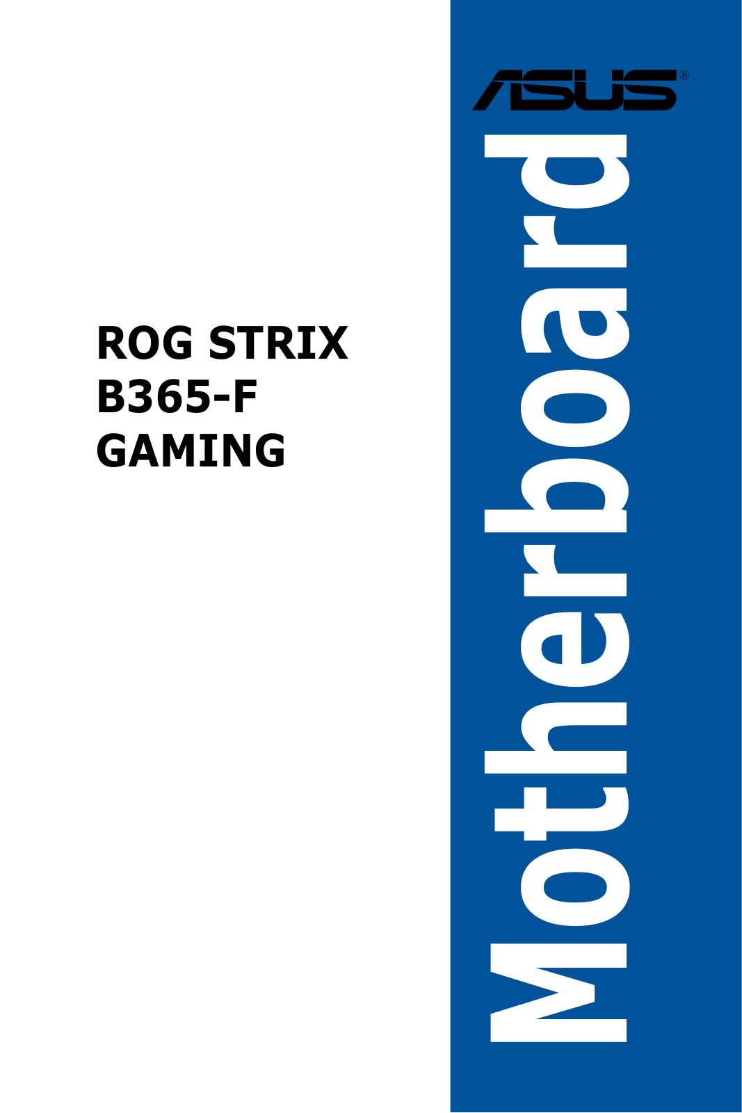 ASUS ROG Strix B365-F Gaming Service Manual