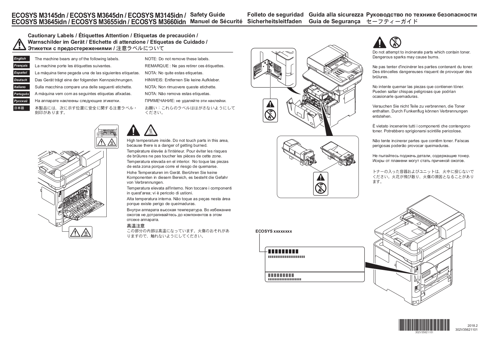 Kyocera Ecosys M3645idn User manual