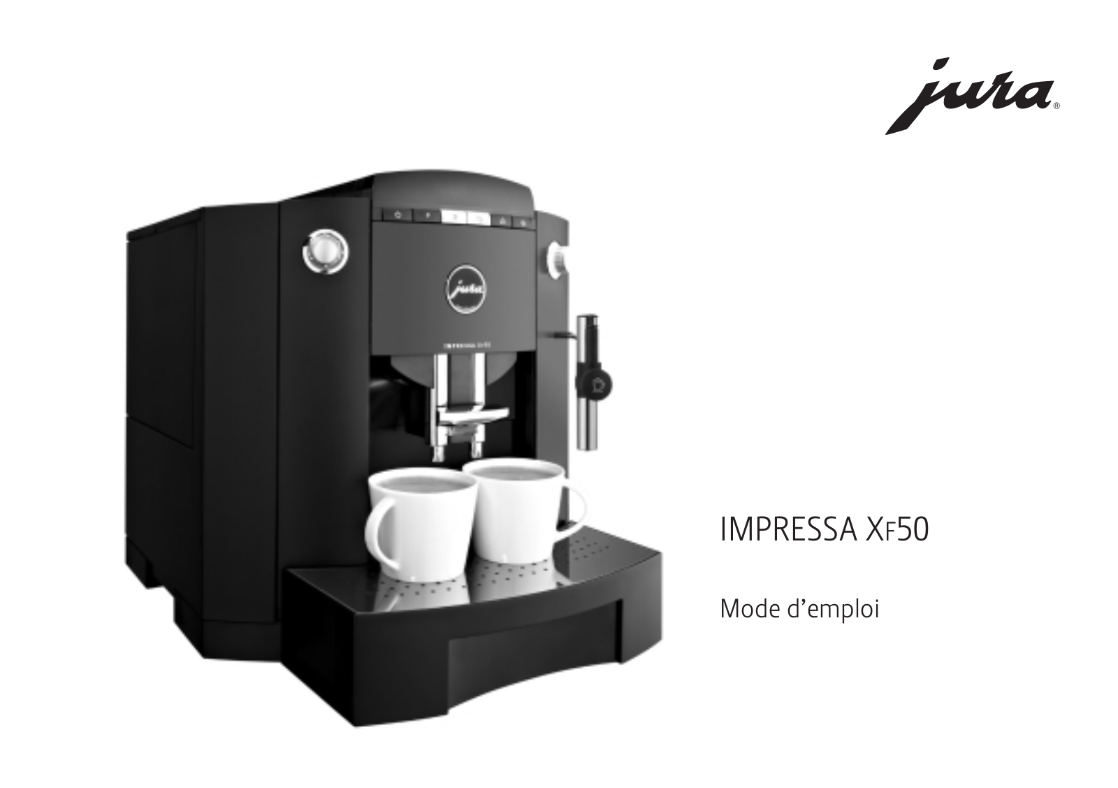 JURA IMPRESSA XF50 User Manual