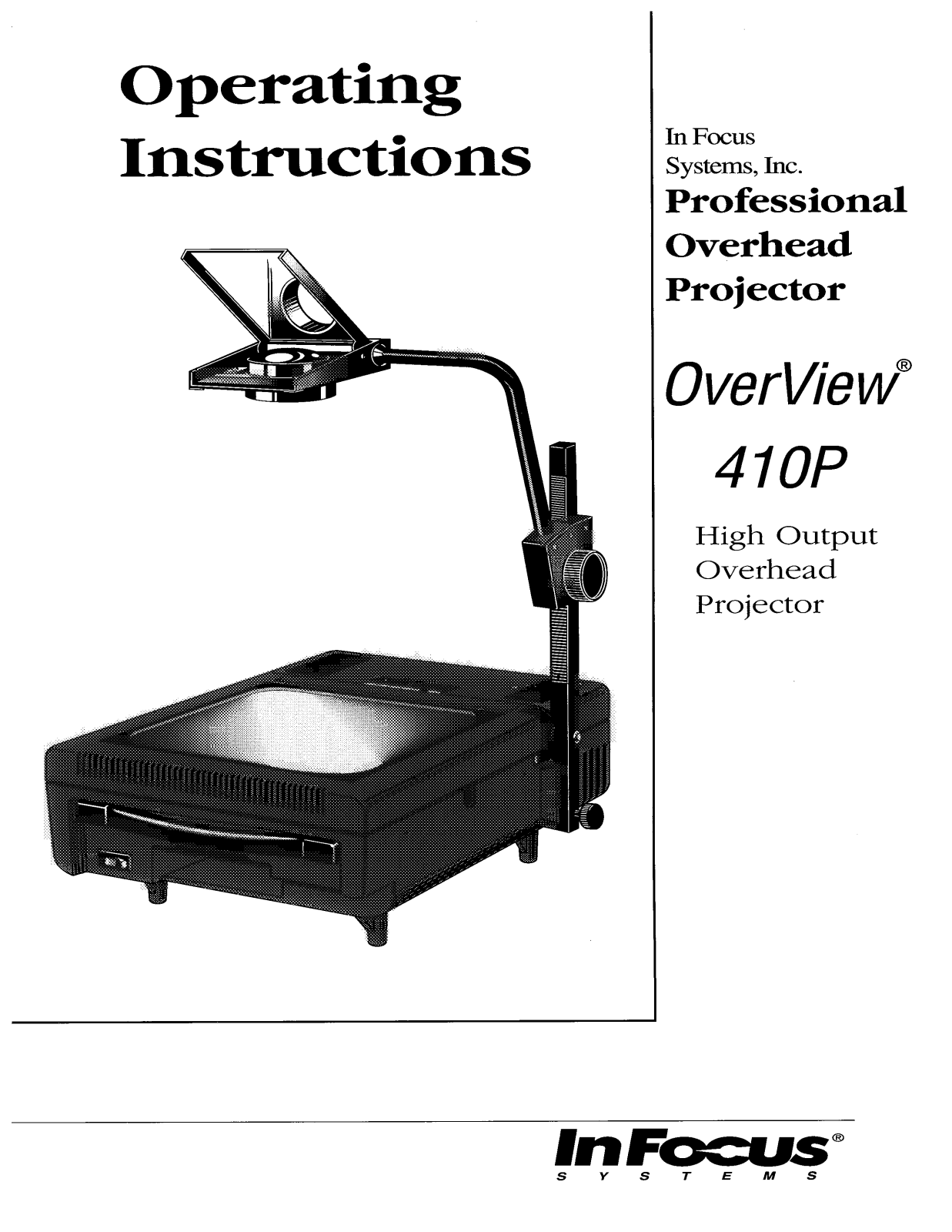 InFocus 410P User Manual