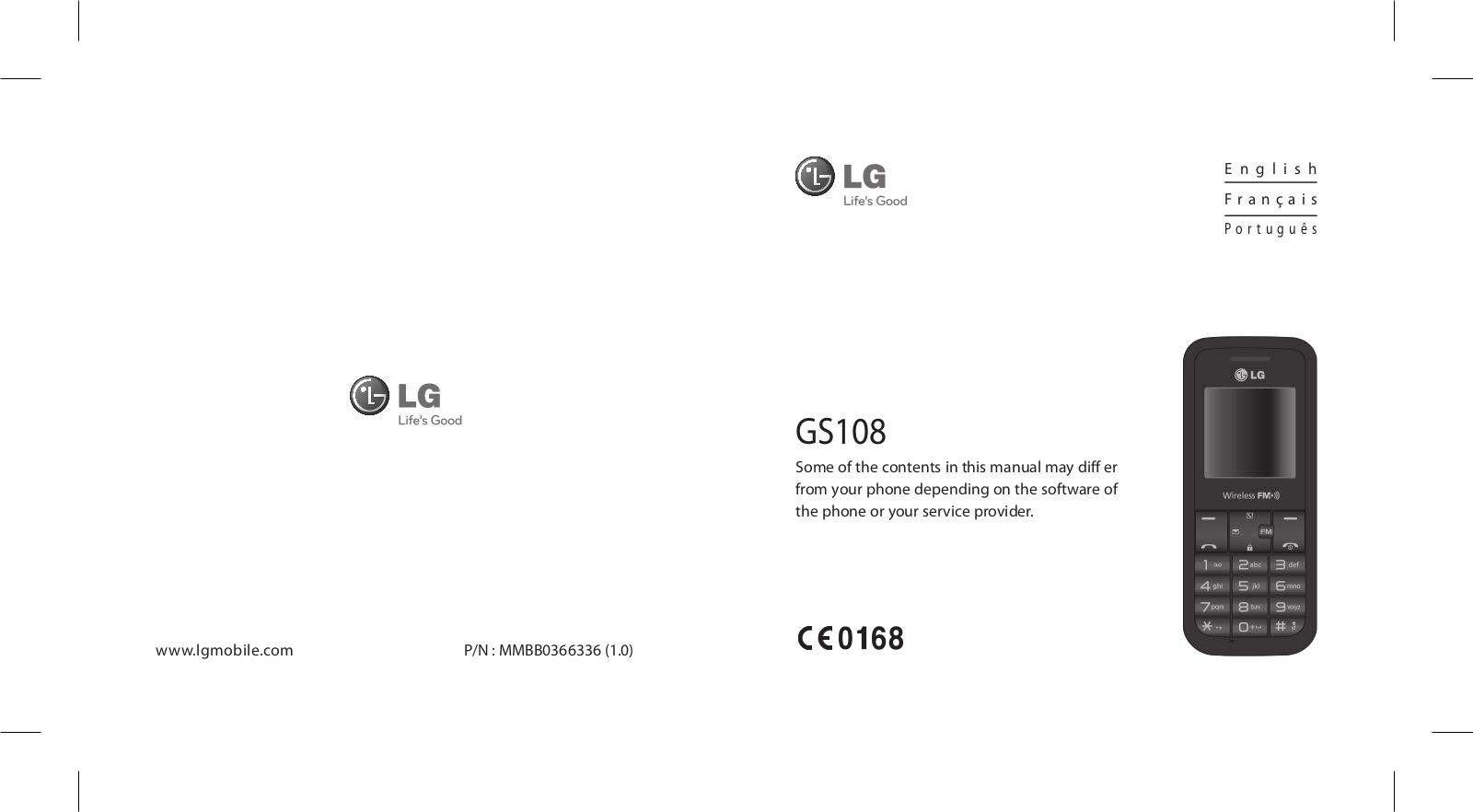 LG GS108 Owner’s Manual