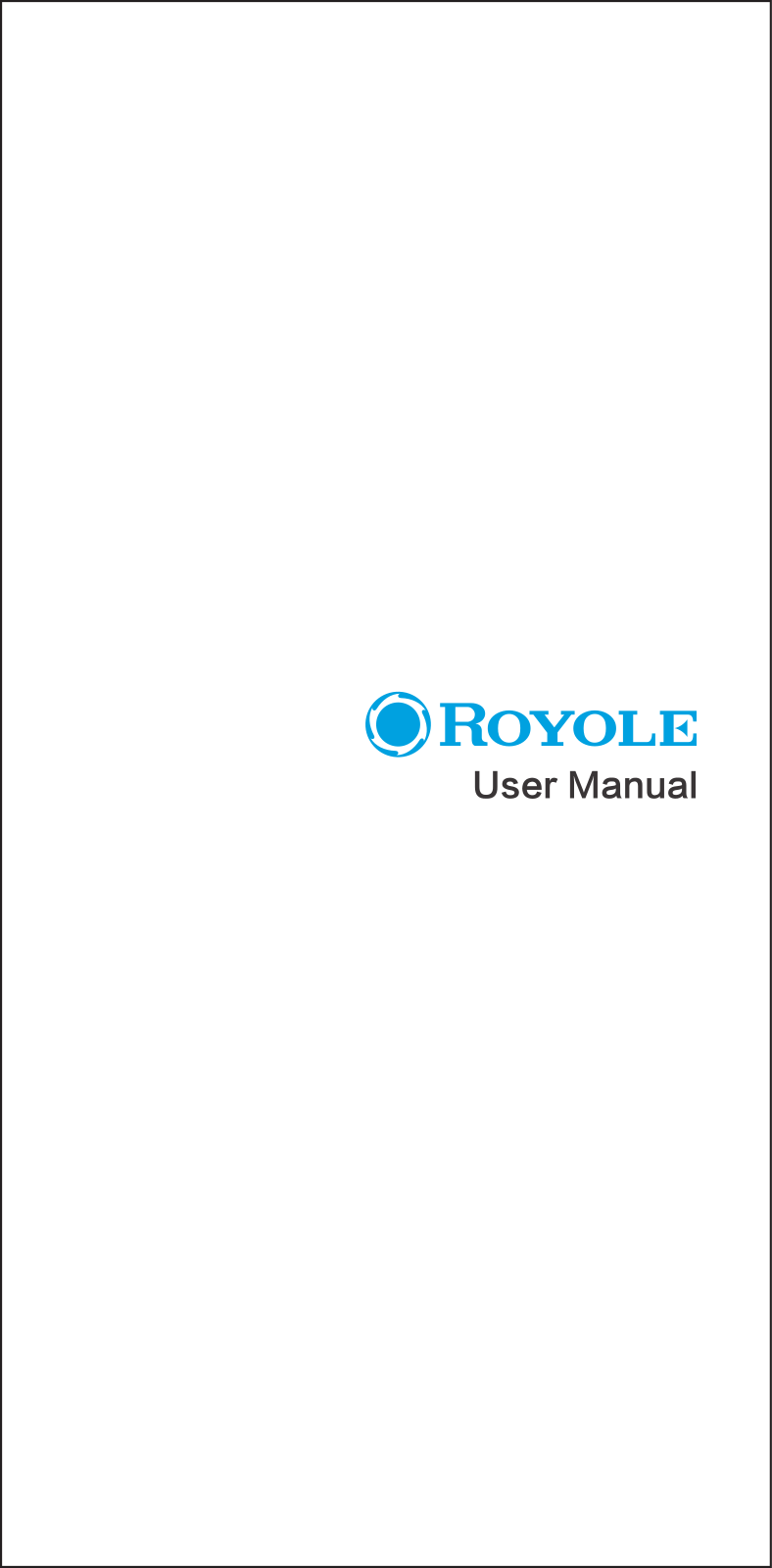 Royole RY0102 User Manual