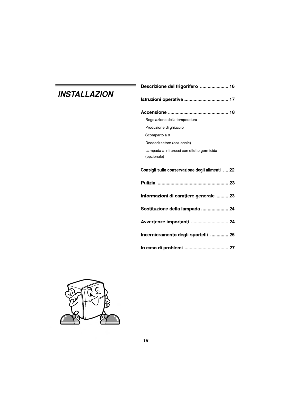 Lg GR-372SVF, GR-372SF, GR-332SVF, GR-332SF Instructions Manual