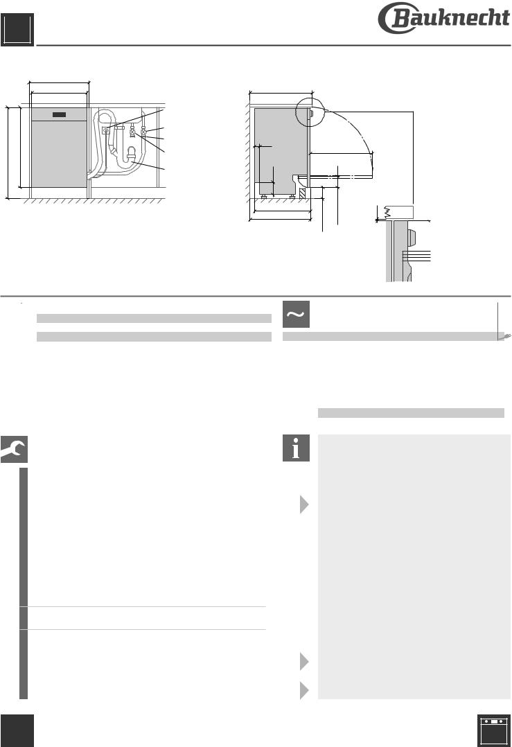 BAUKNECHT GCI 4772 IN Installation Instructions