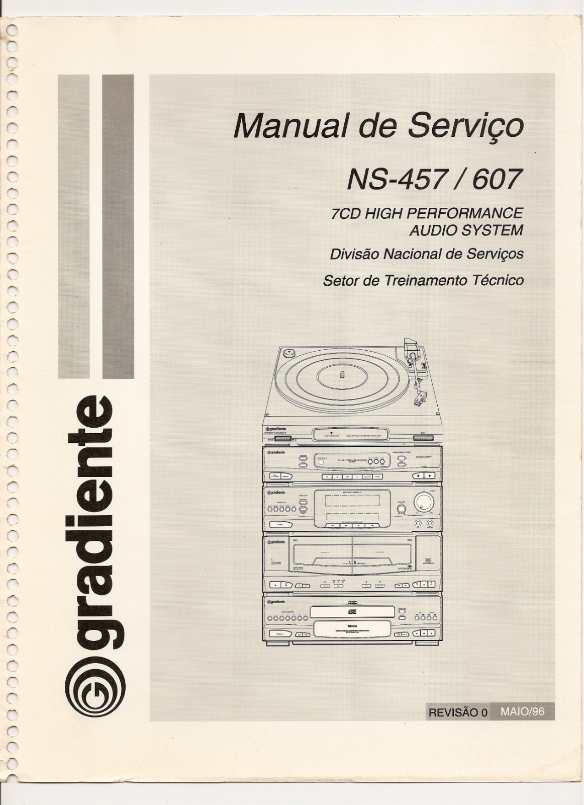 Gradiente NS-457, NS-607 Schematic