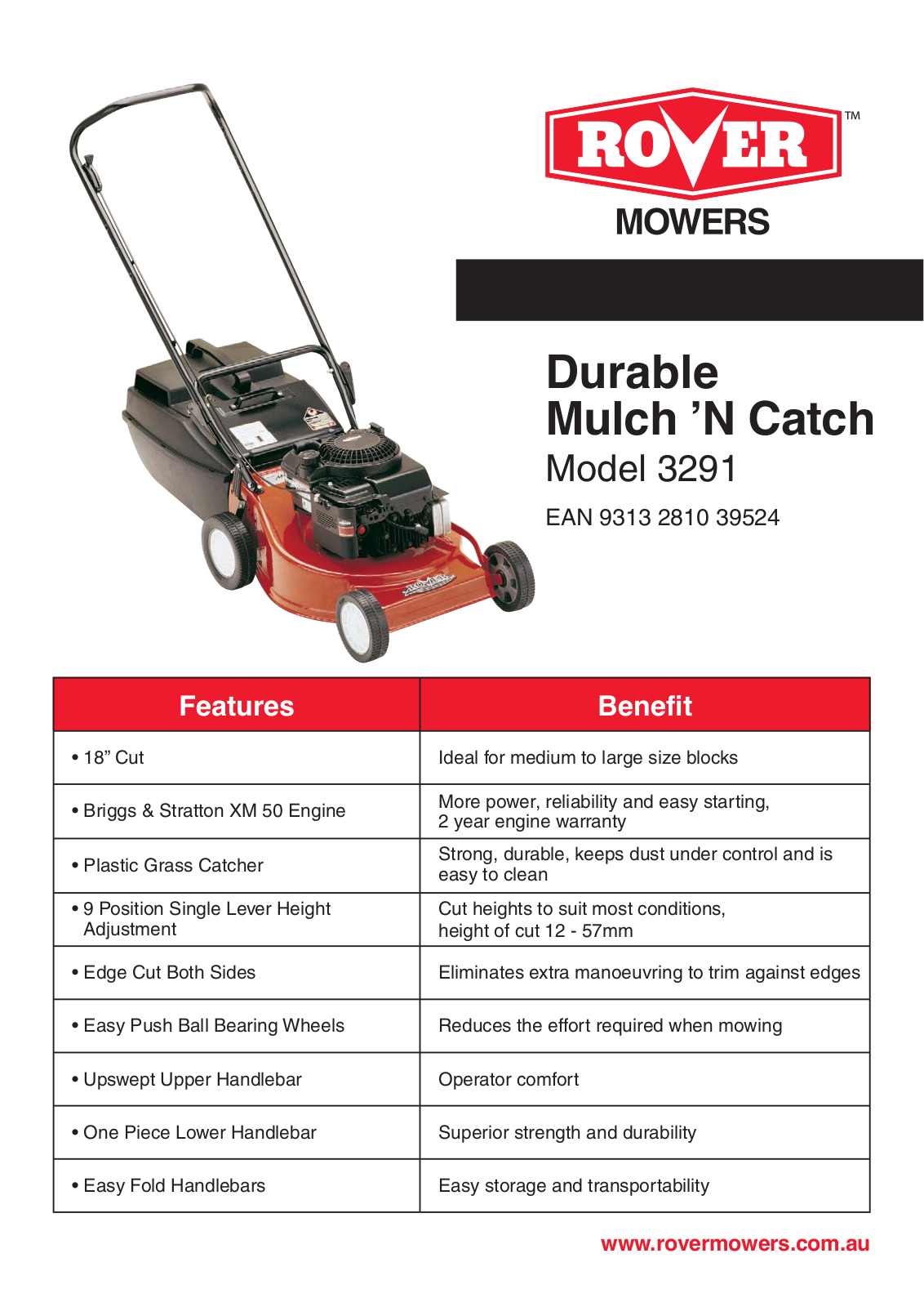 Rover 3291 User Manual