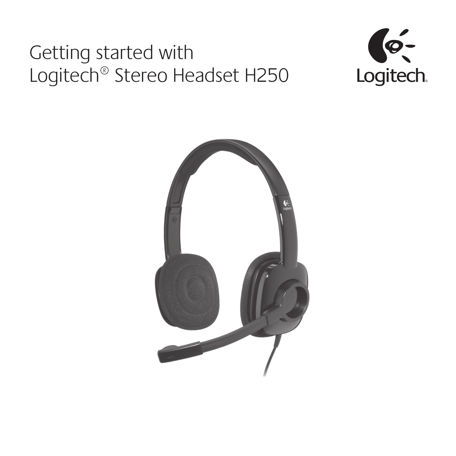 Logitech Stereo Headset H250 Getting started