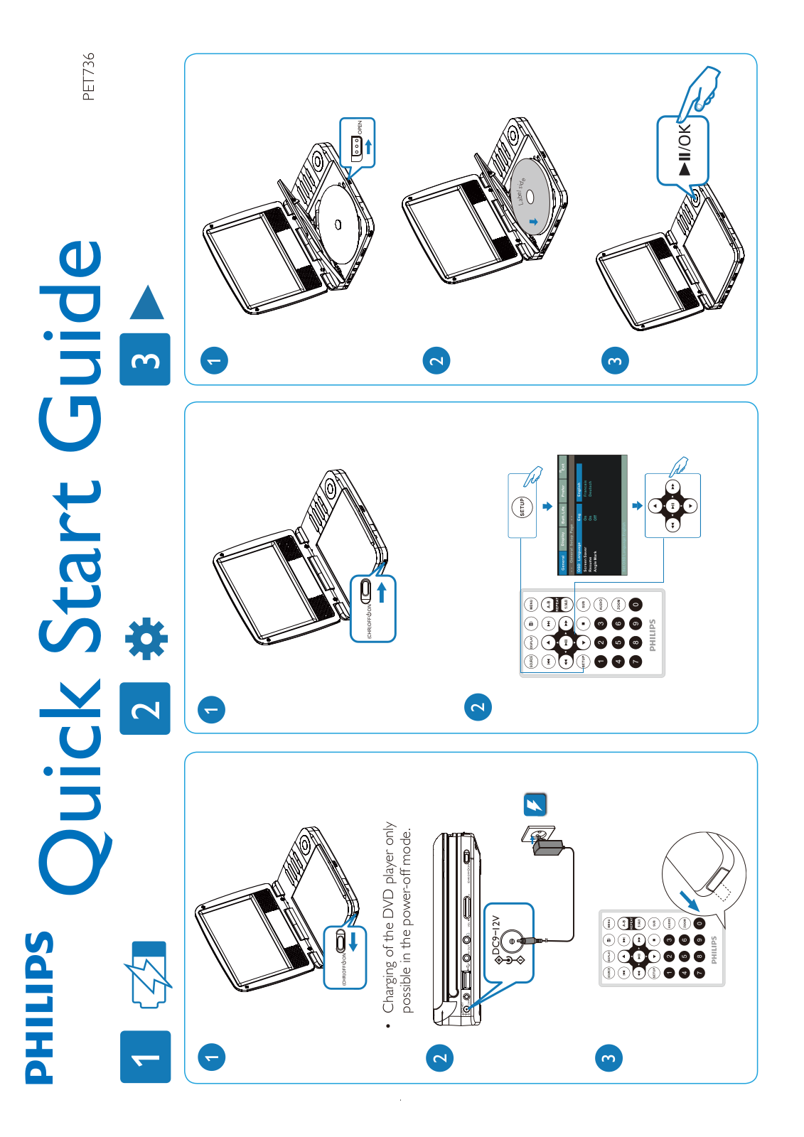 Philips PET736-98 User Manual