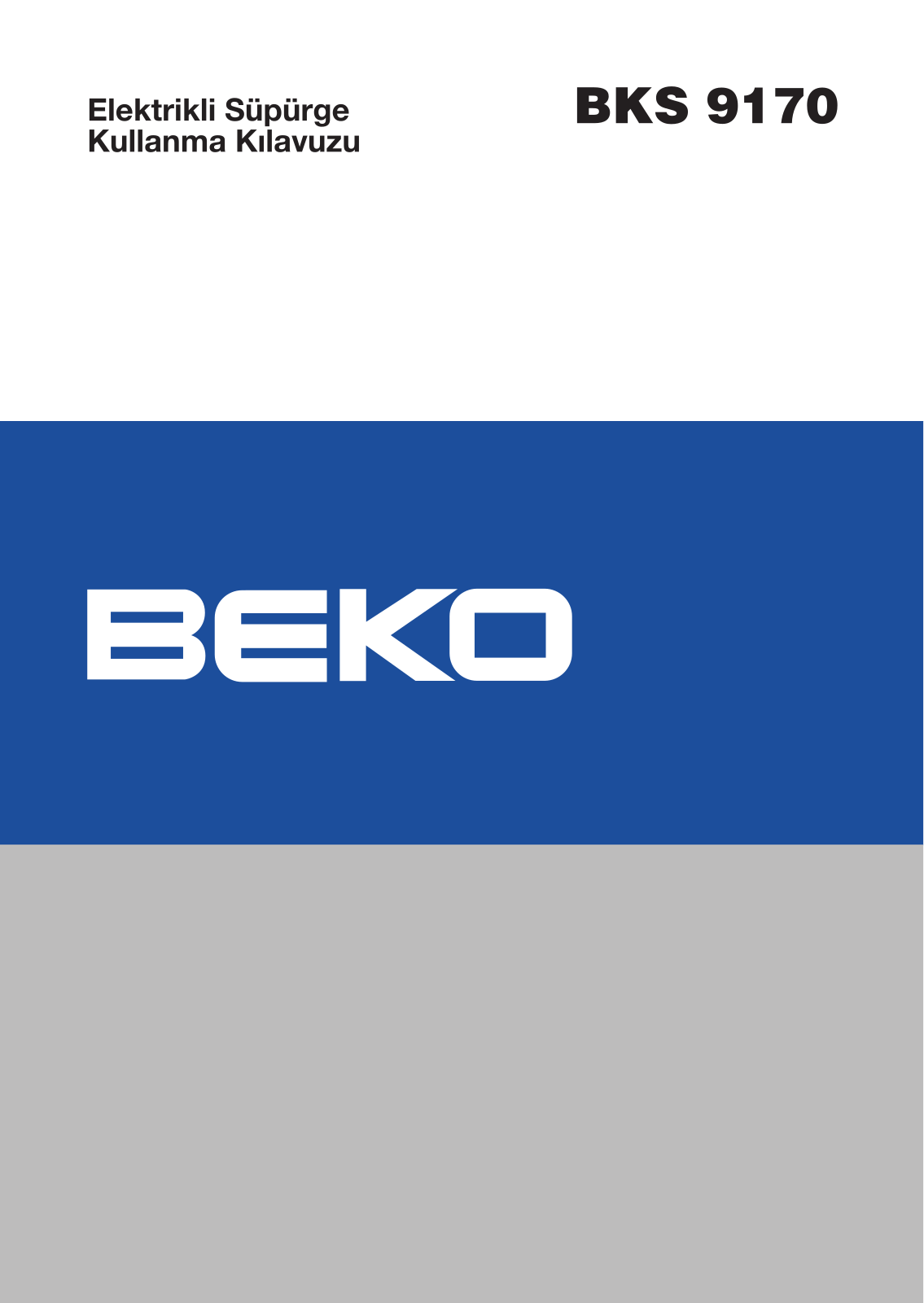 Beko BKS 9170 User Manual