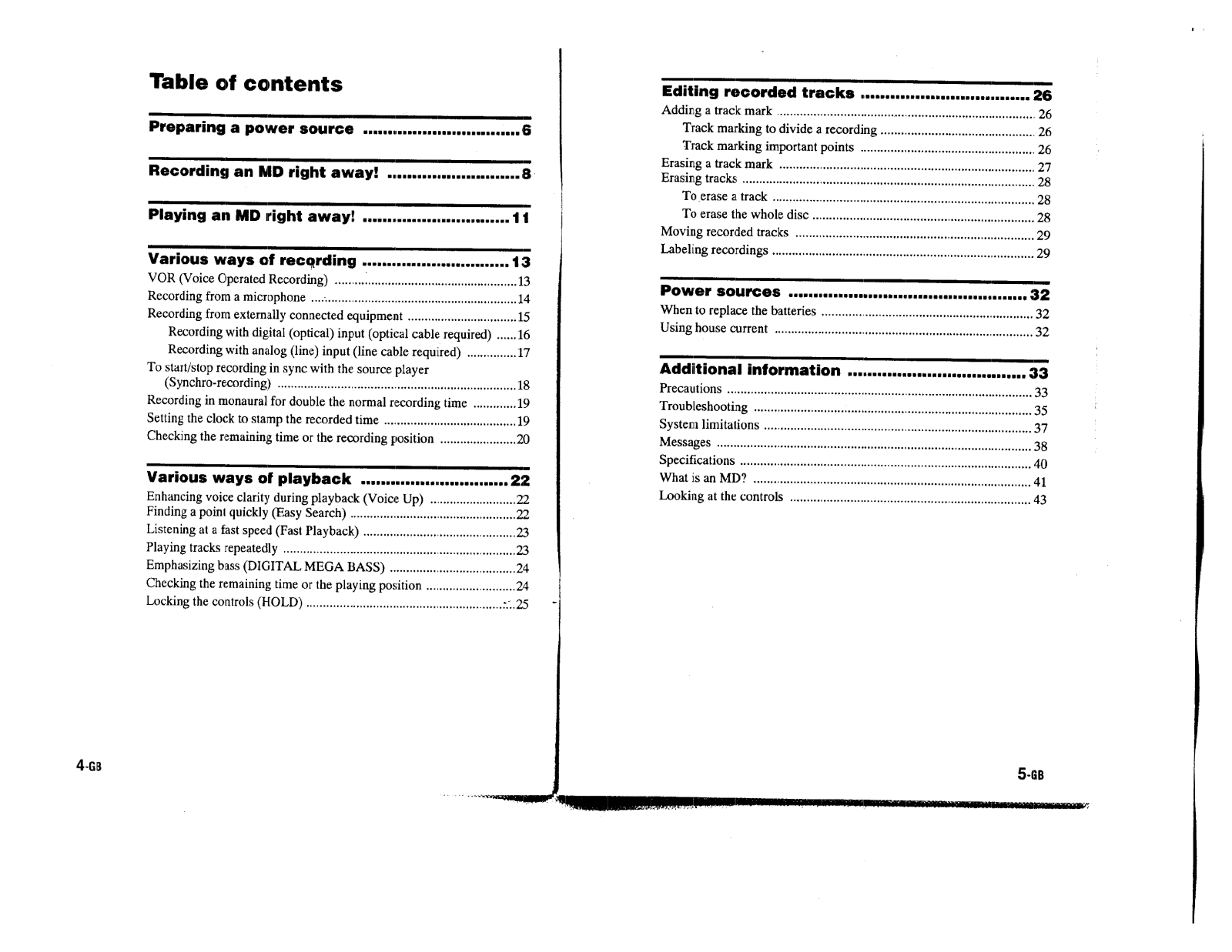 Sony MZB-50 Service manual