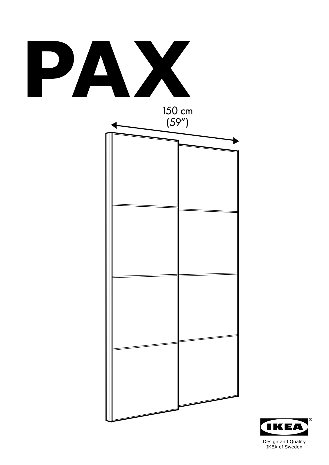 IKEA PAX ILSENG, PAX UGGDAL User Manual