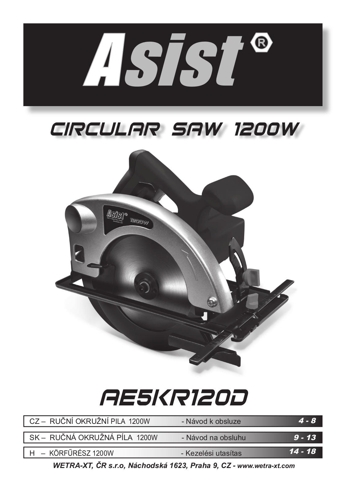 Asist AE5KR120D User Manual