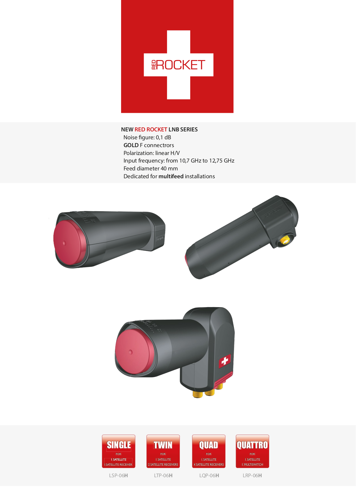 Opticum Red Rocket Quattro LNB User Manual