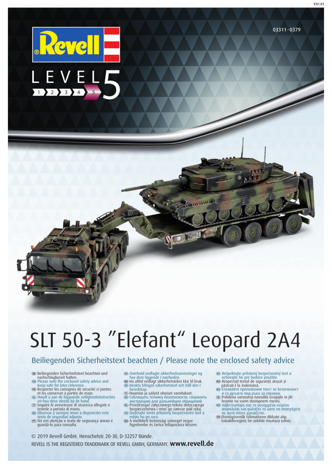 Revell SLT 50-3 Elefant + Leopard 2A4 Service Manual