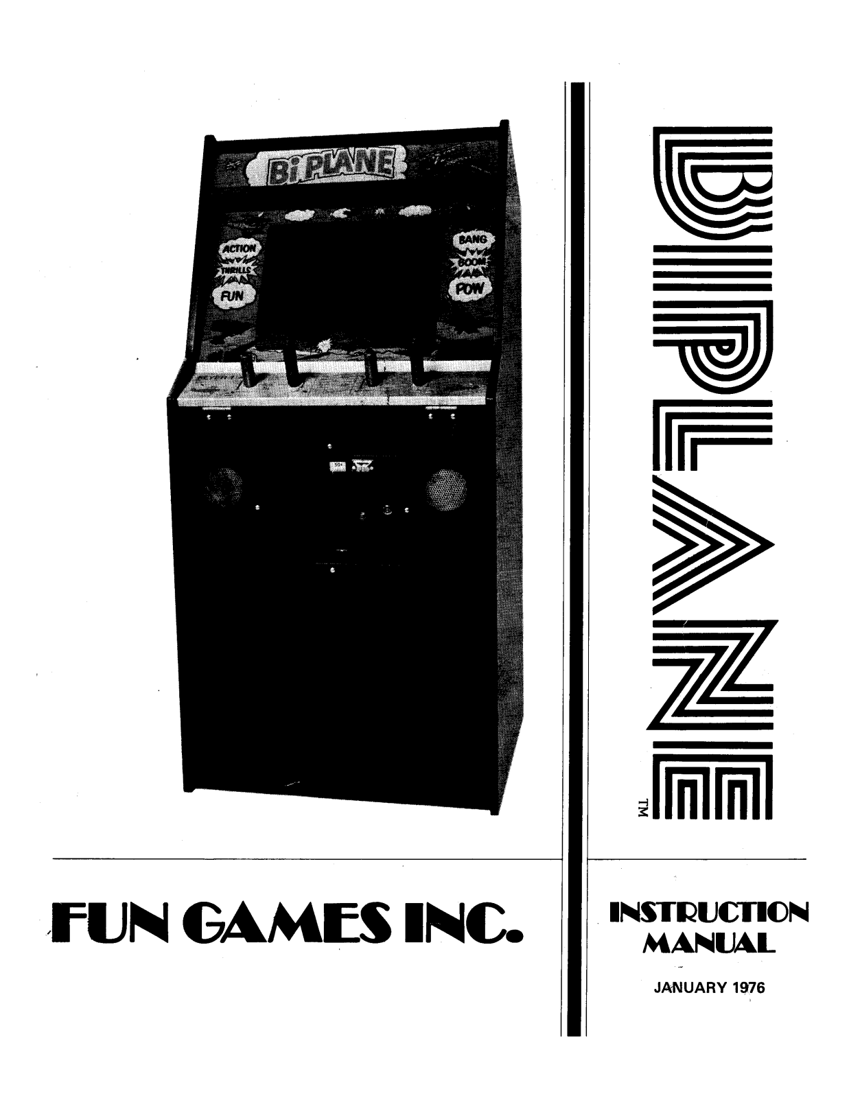Fun Games Biplane User Guide - ManualMachine.com