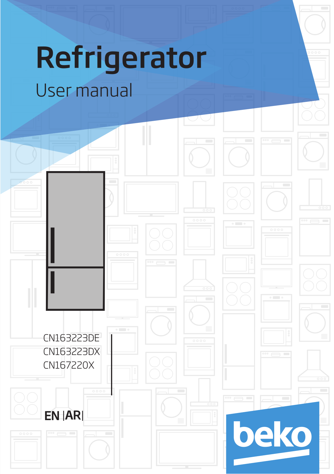 Beko CN163223DE, CN163223DX, CN167220X User manual