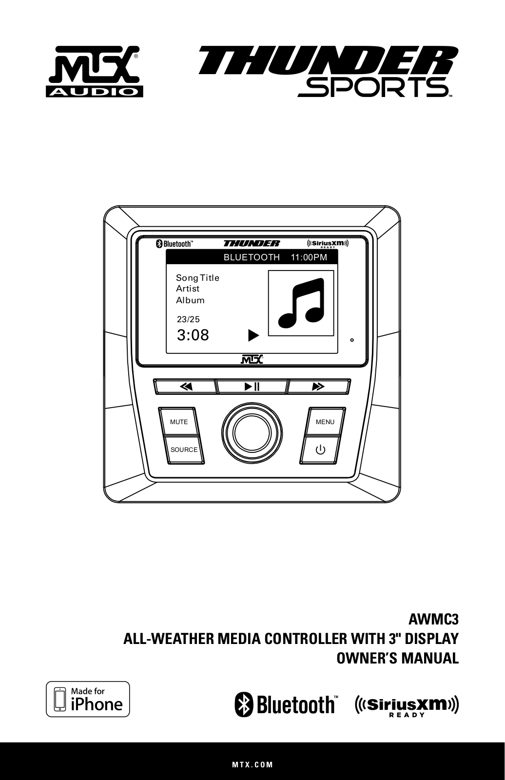 Mtx Audio AWMC3 User Manual