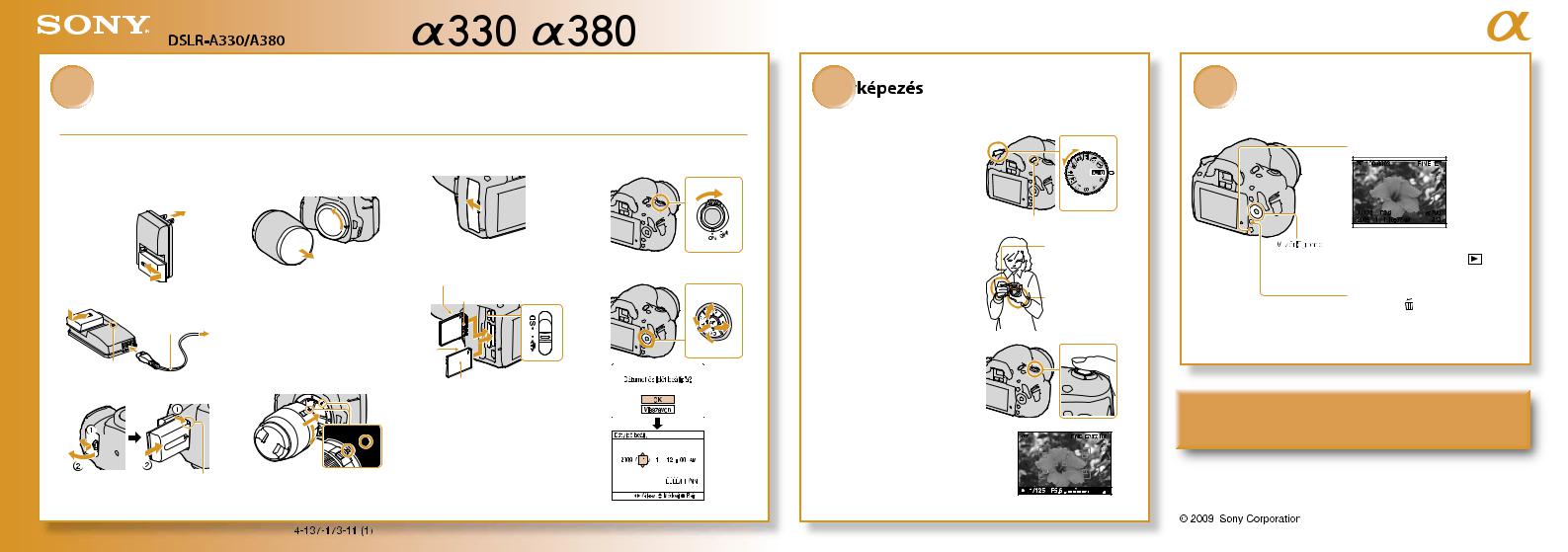 Sony DSLR-A330, DSLR-A380 User Manual