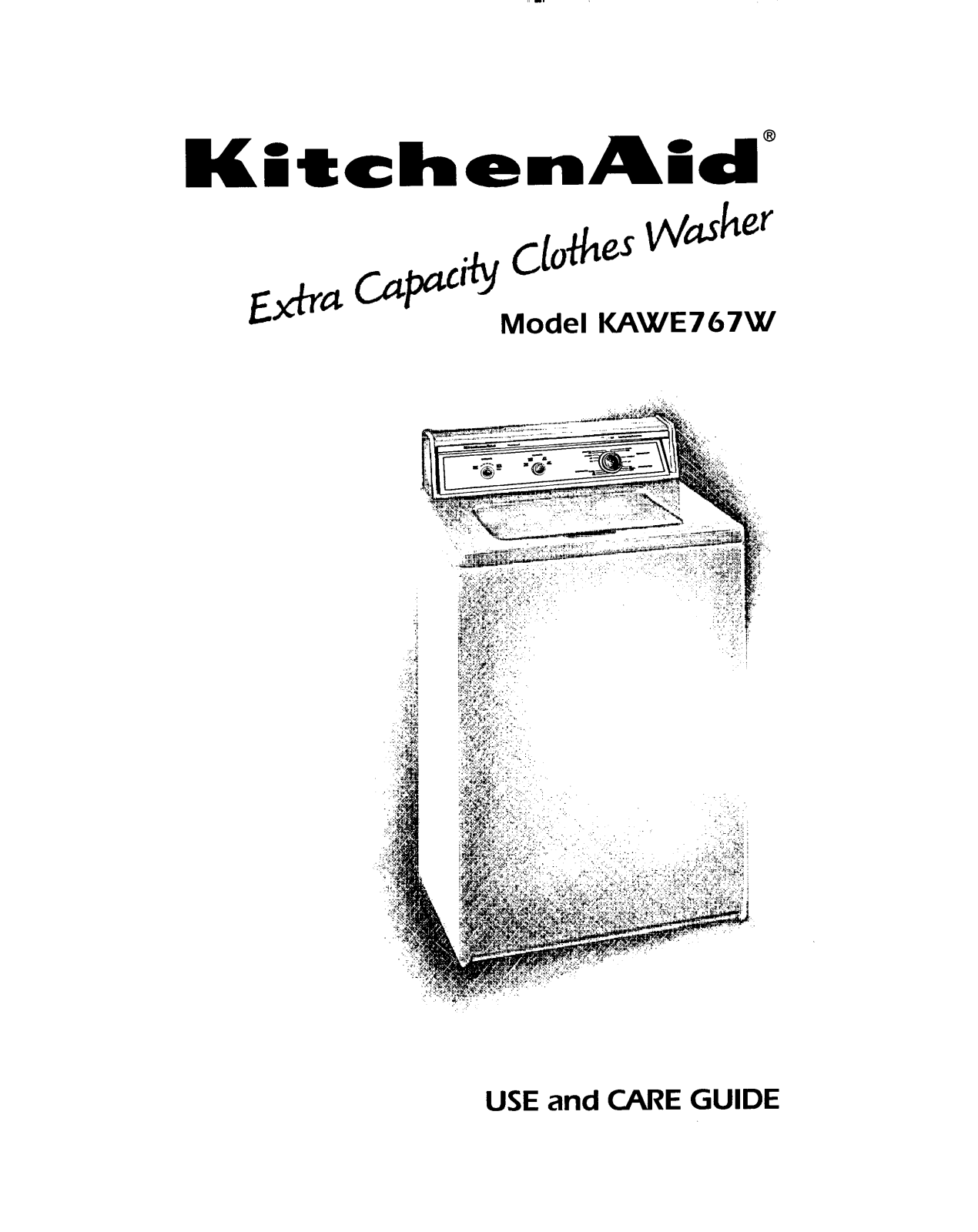 KitchenAid KAWE767W User Manual