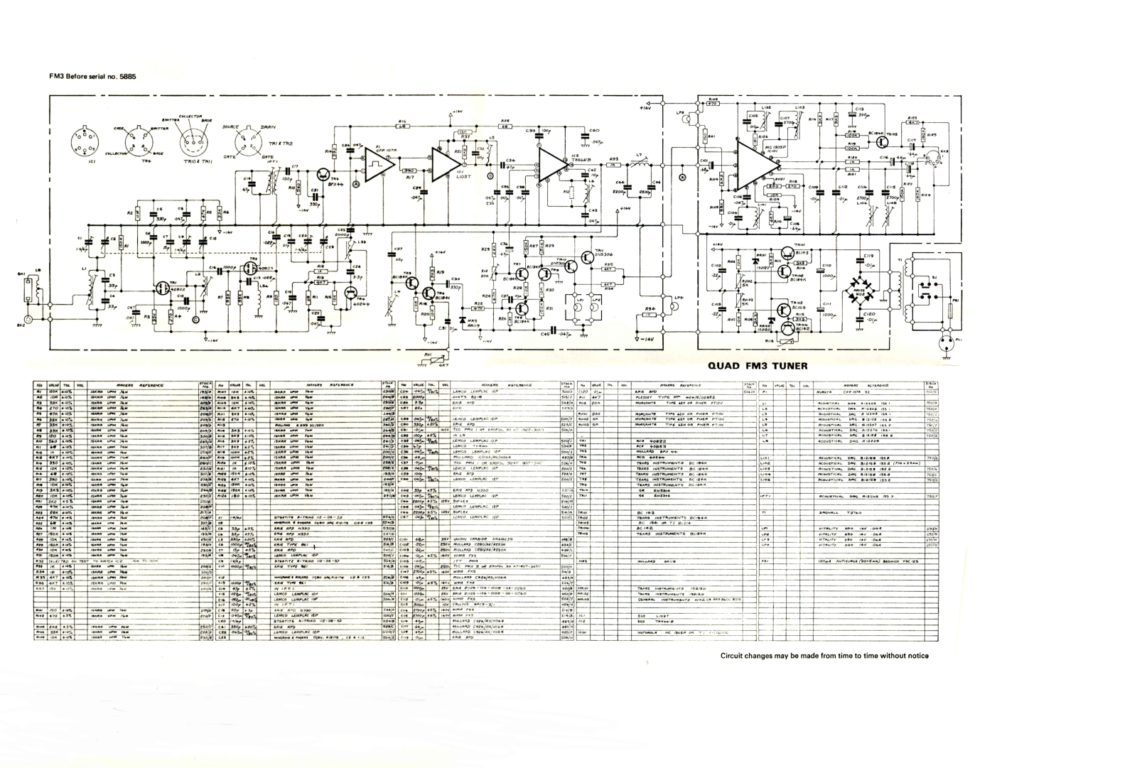 Quad FM-3 Service manual