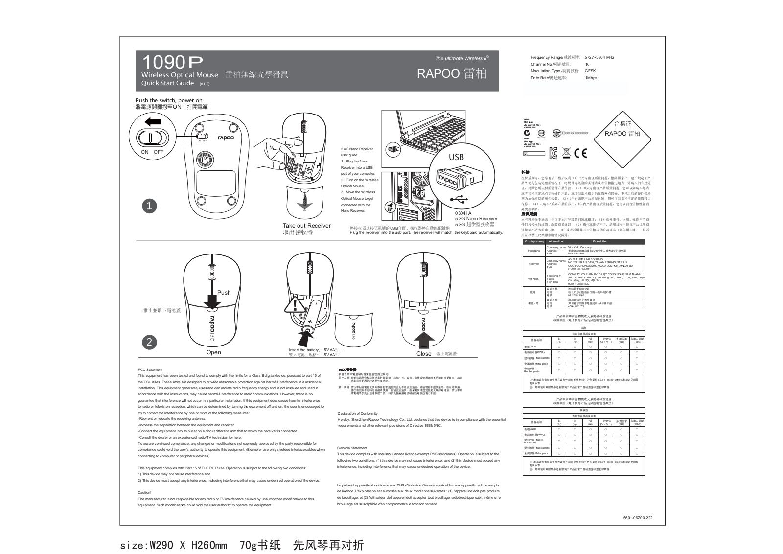 Rapoo Technology 3000PI User Manual