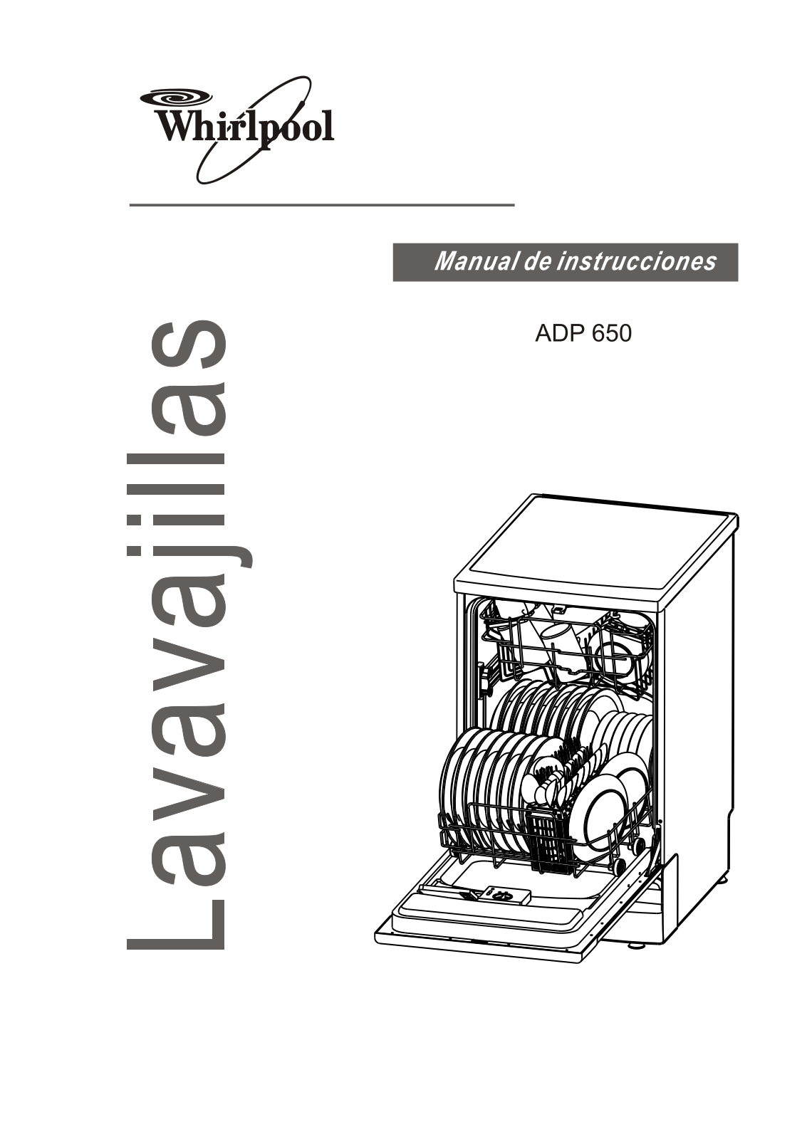 Whirlpool ADP 650 WH, ADP 650 IX, ADP 550 IX User Manual