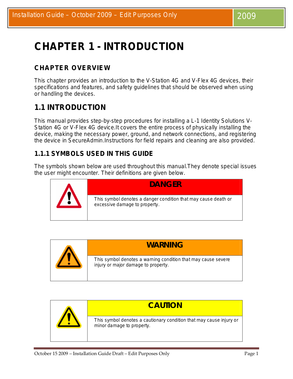 Bioscrypt ESTVHW User Manual