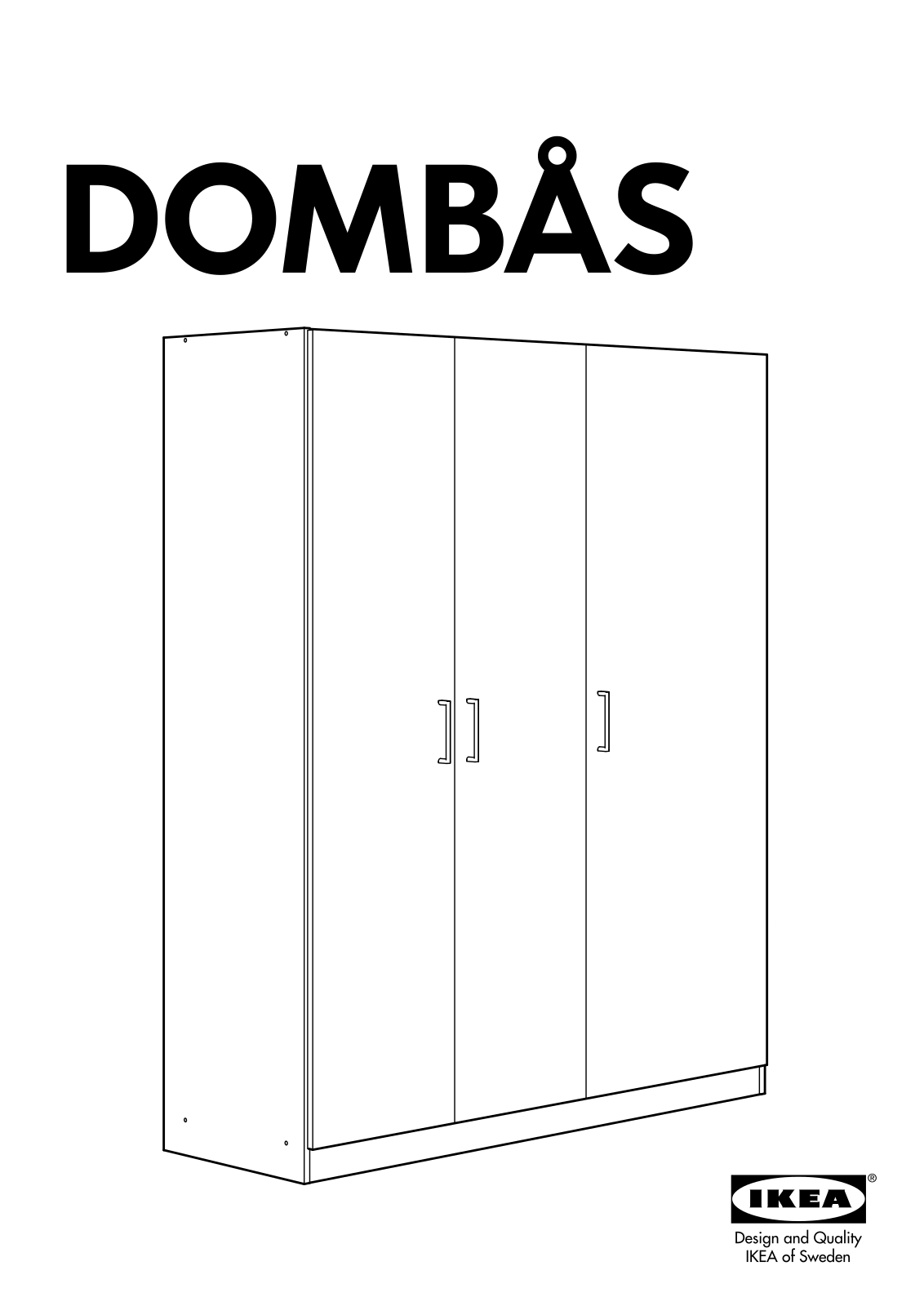 IKEA DOMBAS User Manual