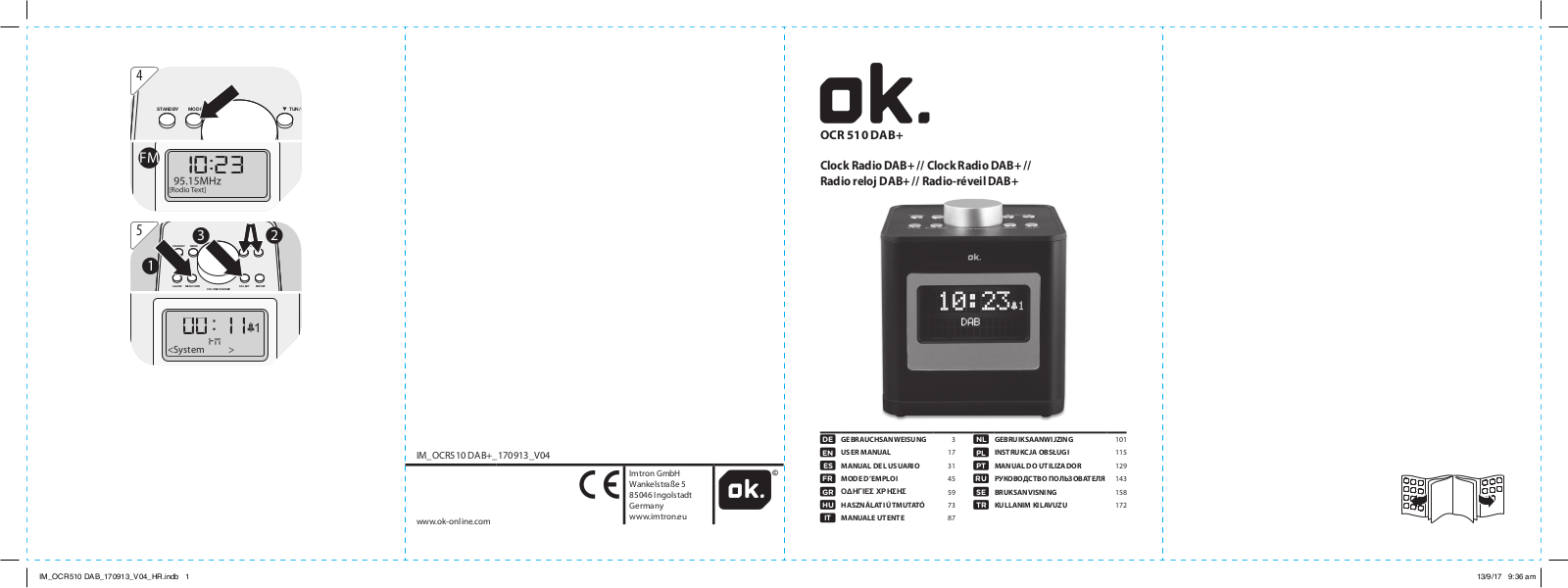 ok. OCR 510 DAB+ operation manual