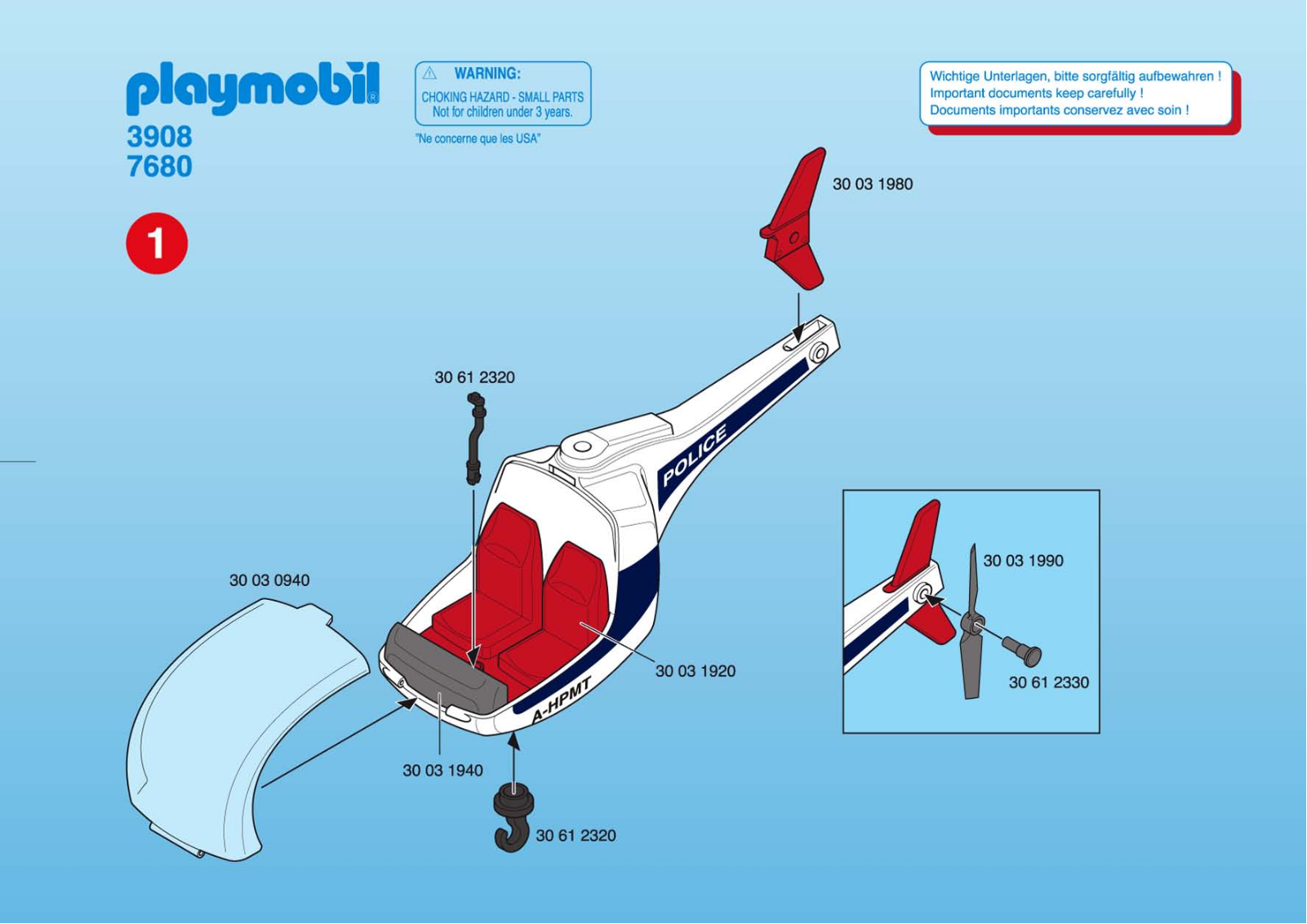 Playmobil 3908 Instructions