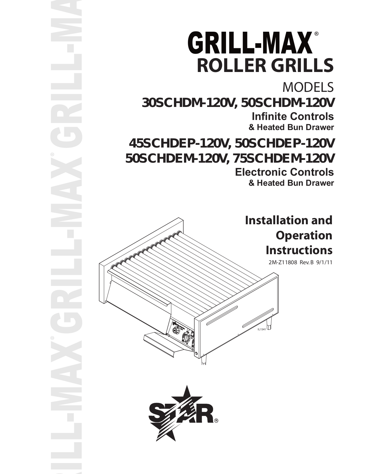 Holman Cooking 30SCHDM-120V, 50SCHDM-120V, 45SCHDEP-120V, 50SCHDEP-120V, 50SCHDEM-120V Operation Manual