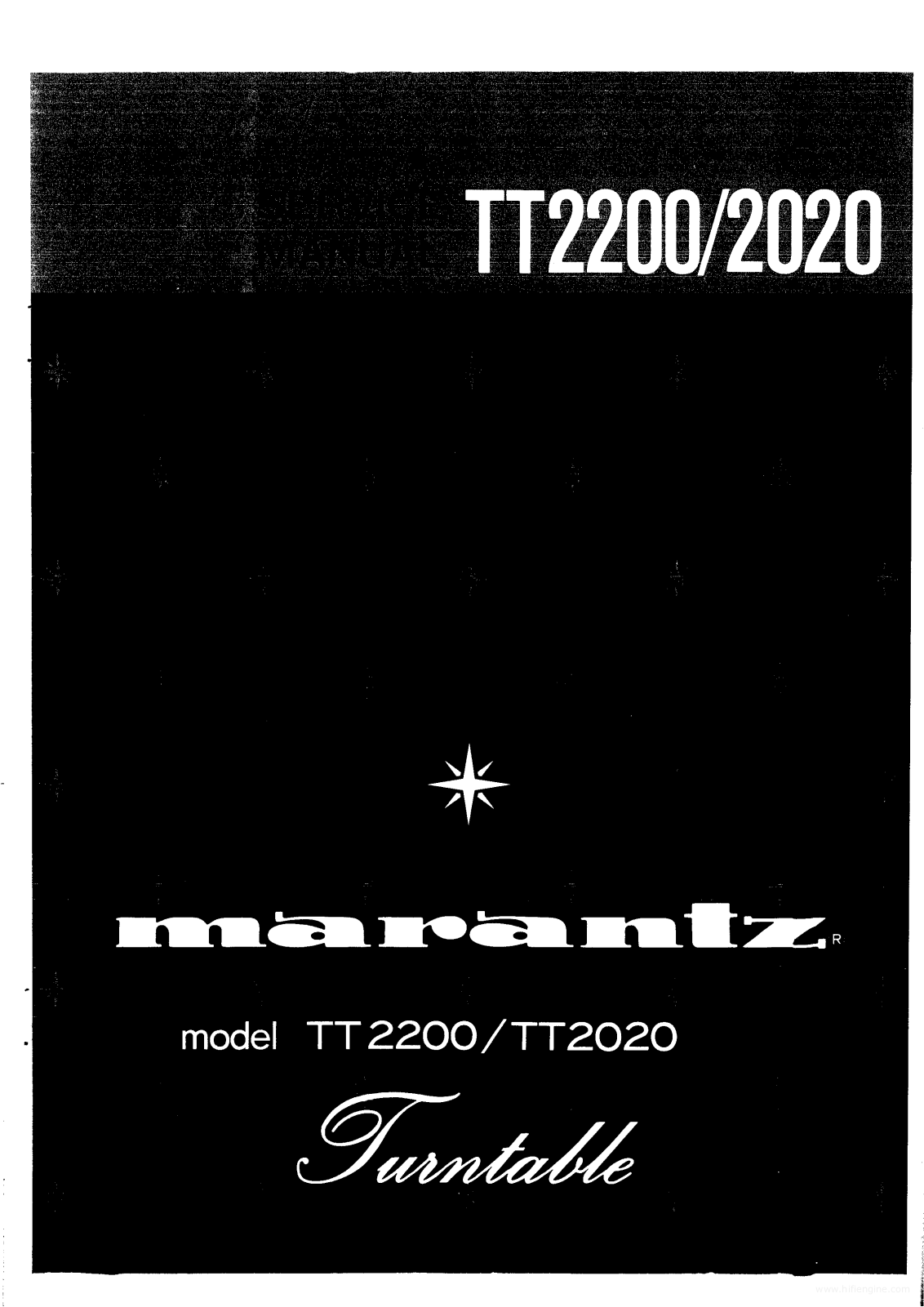 Marantz tt2200, 2020 Service Manual