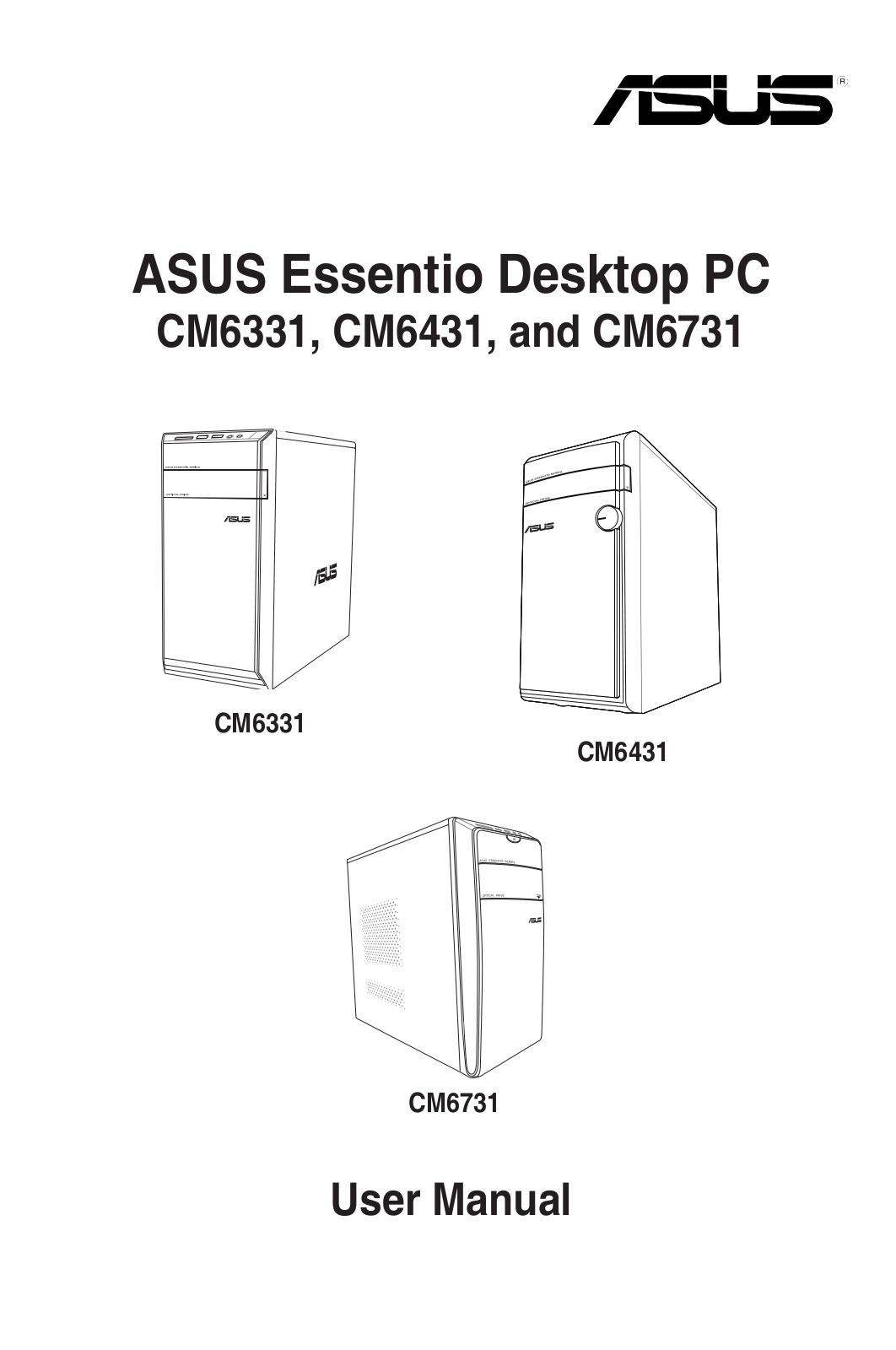 ASUS CM6431, CM6331, CM6731 Owner's Manual